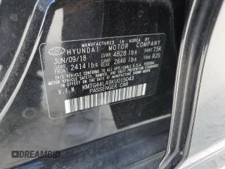 2019 Genesis G70 2.0T Advanced with VIN KMTG44LA9KU015043, listed as a Copart auction lot 77567484 with 80,635 mi miles and Salvage Title. Bid and sale history available at carsss.com. Image 13.