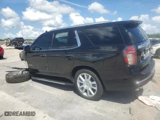 2021 Chevrolet Tahoe High Country with VIN 1GNSCTKL0MR393953, listed as a Copart auction lot 71020554 with 46,297 mi miles and Salvage Title. Bid and sale history available at carsss.com. Image 2.