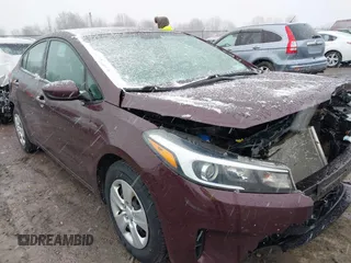 2017 Kia Forte LX with VIN 3KPFK4A7XHE071992, listed as a IAAI auction lot 42039101 with 76,682 mi miles. Bid and sale history available at carsss.com. Image 19.