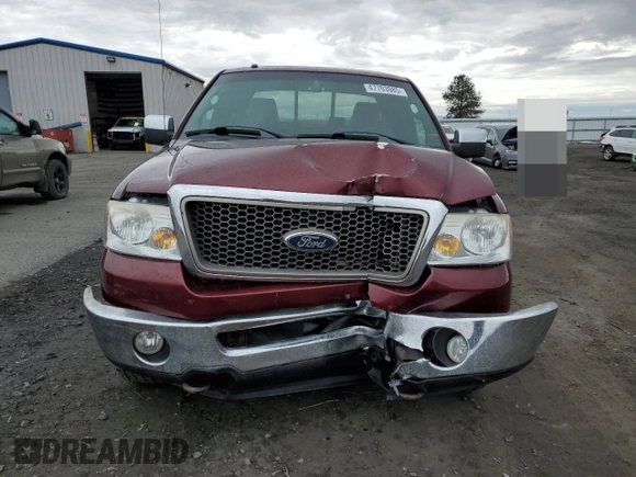 2006 Ford F-150 XLT with VIN 1FTPX14V86FA81776, listed as a Copart auction lot 47703985 with 169,600 mi miles and Salvage Title. Bid and sale history available at carsss.com. Image 5.