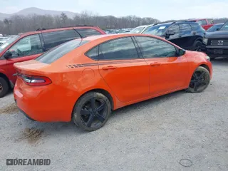 2015 Dodge Dart SXT with VIN 1C3CDFBB2FD414874, listed as a IAAI auction lot 41863100 with 83,692 mi miles. Bid and sale history available at carsss.com. Image 4.