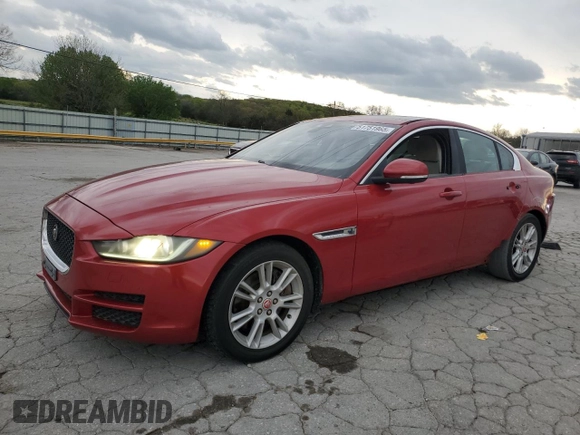 2017 Jaguar XE 25t Premium with VIN SAJAD4BG7HA949997, listed as a Copart auction lot 51751965 with 90,615 mi miles and Salvage Title. Bid and sale history available at carsss.com. Image 1.