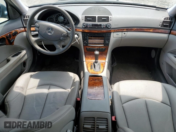 2009 Mercedes-Benz E-Class Luxury 3.5L with VIN WDBUF56X09B376277, listed as a Copart auction lot 57485144 with 129,127 mi miles and Salvage Title. Bid and sale history available at carsss.com. Image 8.