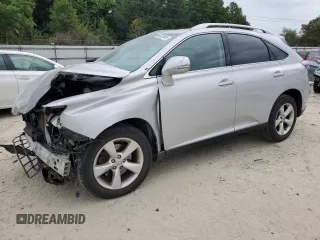 2010 Lexus RX 350 with VIN 2T2BK1BAXAC039499, listed as a Copart auction lot 60823805 with 156,636 mi miles and Salvage title. Bid and sale history available at DreamBid. Image 1.