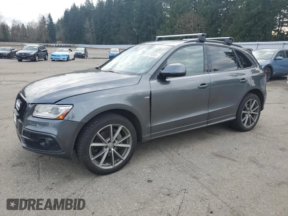 2015 Audi Q5 Premium Plus with VIN WA1DGAFP9FA075980, listed as a Copart auction lot 47079305 with 118,826 mi miles and Salvage Title. Bid and sale history available at carsss.com. Image 1.