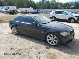 2007 BMW 3 Series 335i with VIN WBAVB735X7FV75212, listed as a Copart auction lot 46341525 with 238,383 mi miles and Salvage Title. Bid and sale history available at carsss.com. Image 4.