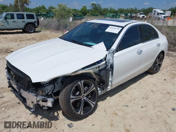 2024 Mercedes-Benz C 300 with VIN W1KAF4GB5RR233937, listed as a IAAI auction lot 41974579 with 2,956 mi miles and . Bid and sale history available at DreamBid. Image 19.
