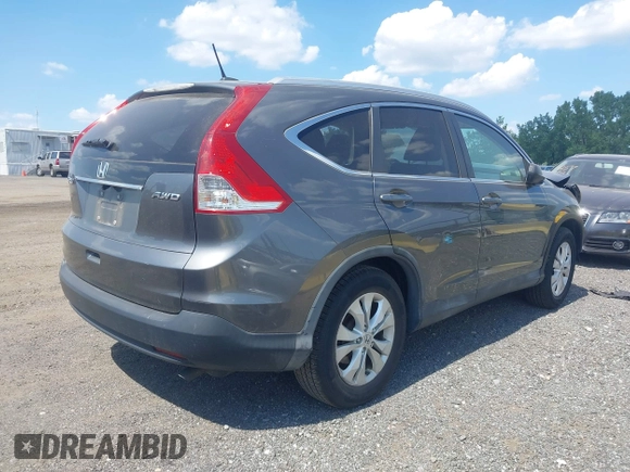 2013 Honda CR-V EX-L with VIN 2HKRM4H75DH610974, listed as a IAAI auction lot 42524910 with 42,887 mi miles and . Bid and sale history available at DreamBid. Image 4.