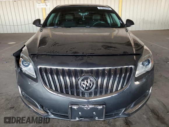 2017 Buick Regal Premium II with VIN 2G4GR5GXXH9136699, listed as a Copart auction lot 81829784 with 53,148 mi miles and Salvage Title. Bid and sale history available at carsss.com. Image 5.