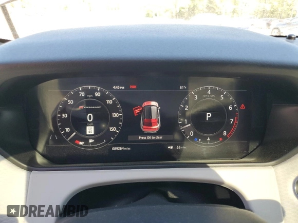 2020 Land Rover Range Rover Velar R-Dynamic S with VIN SALYK2EX4LA239296, listed as a Copart auction lot 53609615 with 89,264 mi miles and Salvage title. Bid and sale history available at DreamBid. Image 9.