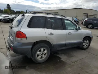 2006 Hyundai Santa Fe GLS with VIN KM8SC13E36U049025, listed as a Copart auction lot 70656494 with 224,422 mi miles and Salvage Title. Bid and sale history available at carsss.com. Image 3.