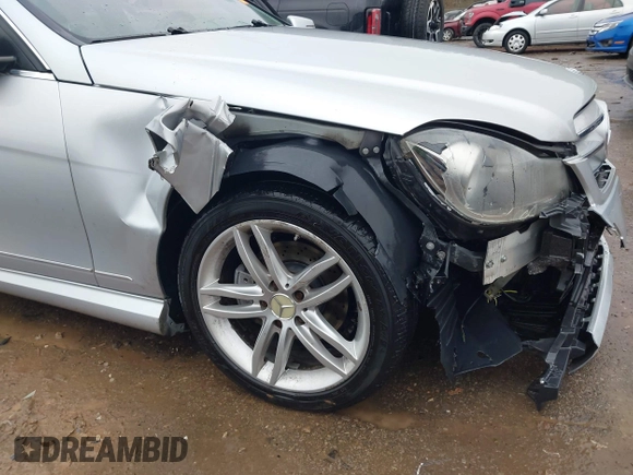 2012 Mercedes-Benz C-Class C 300 Sport with VIN WDDGF8BB0CA699290, listed as a IAAI auction lot 41513208 with 168,352 mi miles. Bid and sale history available at carsss.com. Image 17.