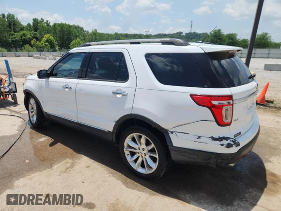 2014 Ford Explorer XLT z VIN 1FM5K7D86EGA80360, wystawiony jako Copart lot #61604015 z przebiegiem 186 072 mil mil oraz Szkoda całkowita • Salvage title. Historia ofert i sprzedaży dostępna na DreamBid. Obrazek 2.