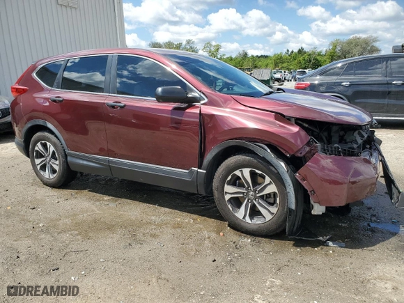 2017 Honda CR-V LX with VIN 5J6RW5H31HL002216, listed as a Copart auction lot 52871675 with 138,846 mi miles and Salvage Title. Bid and sale history available at carsss.com. Image 4.