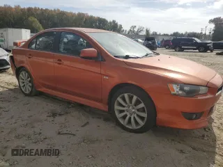 2011 Mitsubishi Lancer GTS with VIN JA32U8FW4BU030443, listed as a Copart auction lot 79494144 with 191,235 mi miles and Salvage Title. Bid and sale history available at DreamBid. Image 4.