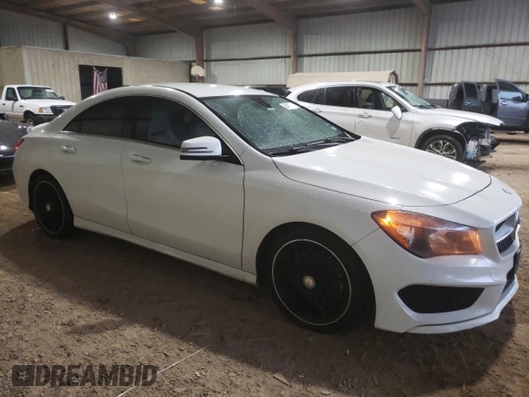 2015 Mercedes-Benz CLA 250 with VIN WDDSJ4EB6FN249797, listed as a Copart auction lot 38417224 with 130,472 mi miles and . Bid and sale history available at DreamBid. Image 4.