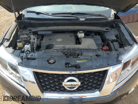 2015 Nissan Pathfinder Platinum z VIN 5N1AR2MM7FC643323, wystawiony jako Copart lot #61384985 z przebiegiem 103 922 mil mil oraz Szkoda całkowita • Salvage title. Historia ofert i sprzedaży dostępna na DreamBid. Obrazek 11.
