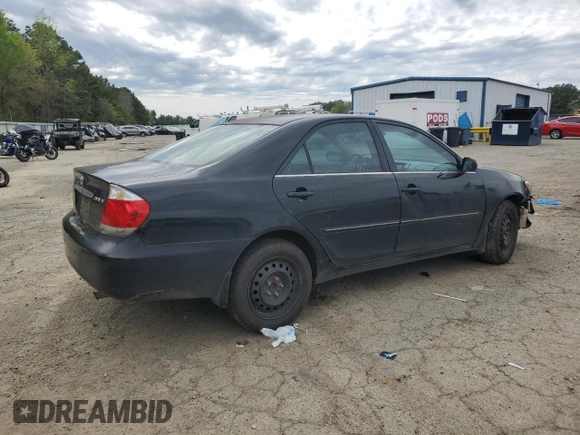 2006 Toyota Camry STD with VIN 4T1BE32K96U112996, listed as a Copart auction lot 50704185 with Not Provided miles and Salvage Title. Bid and sale history available at carsss.com. Image 3.
