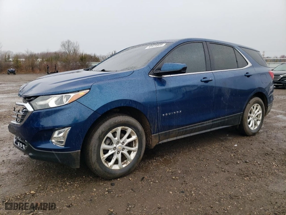 2020 Chevrolet Equinox LT with VIN 2GNAXTEV9L6173718, listed as a Copart auction lot 50828805 with 88,720 mi miles and Salvage Title. Bid and sale history available at carsss.com. Image 1.
