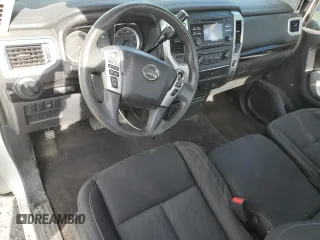 2017 Nissan Titan with VIN 1N6BA1RP7HN536578, listed as a Copart auction lot 53859555 with 39,271 mi miles and Salvage title. Bid and sale history available at DreamBid. Image 8.