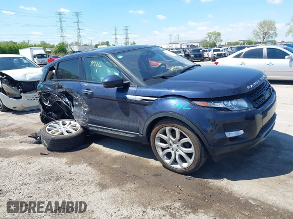 2015 Land Rover Range Rover Evoque Prestige with VIN SALVV2BG9FH992381, listed as a IAAI auction lot 42193926 with 94,135 mi miles and . Bid and sale history available at DreamBid. Image 1.