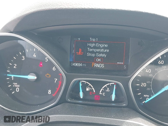 2018 Ford Escape SEL with VIN 1FMCU9HD2JUC07749, listed as a IAAI auction lot 41981145 with 49,694 mi miles. Bid and sale history available at carsss.com. Image 7.