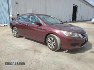 2015 Honda Accord LX with VIN 1HGCR2F3XFA120666, listed as a Copart auction lot 53250535 with 141,075 mi miles and Salvage Title. Bid and sale history available at DreamBid. Image 4.