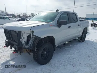 2020 Chevrolet Silverado 1500 Custom Trail Boss with VIN 3GCPYCEF7LG429531, listed as a IAAI auction lot 41555408 with 44,296 mi miles and . Bid and sale history available at DreamBid. Image 2.