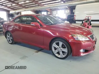 2012 Lexus IS 250 C with VIN JTHFF2C29C2526040, listed as a Copart auction lot 71417364 with 153,210 mi miles and Salvage title. Bid and sale history available at DreamBid. Image 4.