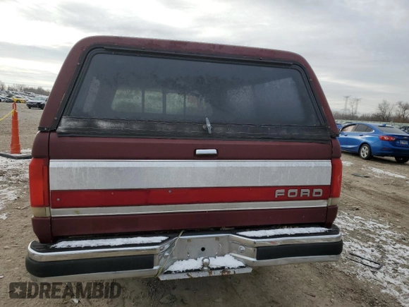1990 Ford F-150 with VIN 1FTEX14N5LKA26115, listed as a Copart auction lot 83188404 with 143,576 mi miles and Clean Title. Bid and sale history available at carsss.com. Image 6.