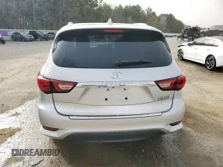 2017 Infiniti QX60 with VIN 5N1DL0MN4HC507133, listed as a Copart auction lot 48823865 with 184,428 mi miles and Salvage Title. Bid and sale history available at carsss.com. Image 6.