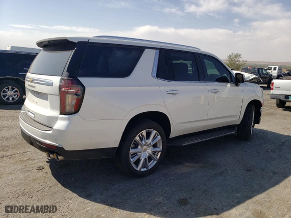 2023 Chevrolet Tahoe High Country with VIN 1GNSKTKL9PR550192, listed as a Copart auction lot 73038414 with 7,968 mi miles and Salvage Title. Bid and sale history available at carsss.com. Image 3.