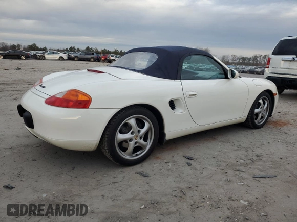 2000 Porsche Boxster z VIN WP0CA2980YU622861, wystawiony jako Copart lot #78993794 z przebiegiem 129 631 mil mil oraz Czysty tytuł • Clean title. Historia ofert i sprzedaży dostępna na DreamBid. Obrazek 3.