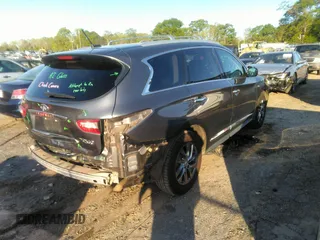2015 Infiniti QX60 with VIN 5N1AL0MN4FC542609, listed as a IAAI auction lot 41977496 with 113,079 mi miles and . Bid and sale history available at DreamBid. Image 4.