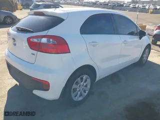 2016 Kia Rio LX with VIN KNADM5A35G6621542, listed as a IAAI auction lot 41862287 with 118,247 mi miles. Bid and sale history available at carsss.com. Image 4.