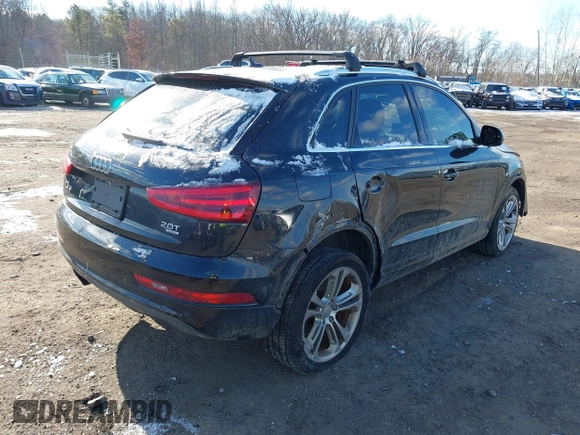2015 Audi Q3 Prestige with VIN WA1GFCFS4FR004025, listed as a IAAI auction lot 41286031 with 103,132 mi miles and . Bid and sale history available at DreamBid. Image 4.