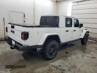 2024 Jeep Gladiator Sport S with VIN 1C6HJTAG8RL129605, listed as a Copart auction lot 50346665 with 41 mi miles and Salvage title. Bid and sale history available at DreamBid. Image 3.