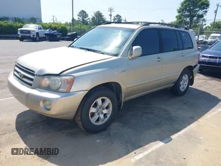 2003 Toyota Highlander z VIN JTEHF21A130134276, wystawiony jako IAAI lot #42159209 z przebiegiem 228 162 mil mil oraz . Historia ofert i sprzedaży dostępna na DreamBid. Obrazek 2.