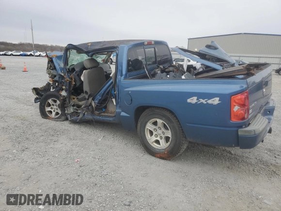 2006 Dodge Dakota ST with VIN 1D7HW28K06S630221, listed as a Copart auction lot 48361525 with Not Provided miles and Salvage Title. Bid and sale history available at DreamBid. Image 2.