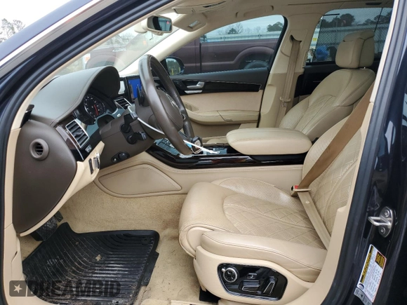 2017 Audi A8 z VIN WAU44AFD9HN002783, wystawiony jako Copart lot #44633125 z przebiegiem 110 066 mil mil oraz Szkoda całkowita • Salvage title. Historia ofert i sprzedaży dostępna na DreamBid. Obrazek 7.