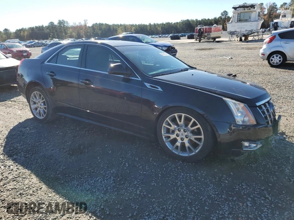 2012 Cadillac CTS Performance with VIN 1G6DK5E33C0158643, listed as a Copart auction lot 81611954 with 158,595 mi miles and Salvage Title. Bid and sale history available at DreamBid. Image 4.
