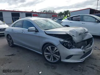 2019 Mercedes-Benz CLA with VIN WDDSJ4EB2KN743990, listed as a IAAI auction lot 41282368 with 72,364 mi miles. Bid and sale history available at carsss.com. Image 1.