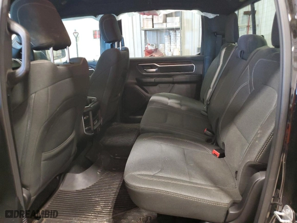 2020 Ram 1500 Big Horn with VIN 1C6SRFFT0LN206503, listed as a Copart auction lot 47553815 with 58,057 mi miles and Salvage Title. Bid and sale history available at carsss.com. Image 10.