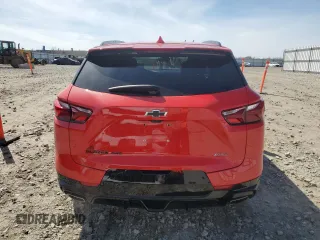 2020 Chevrolet Blazer RS with VIN 3GNKBKRS8LS551946, listed as a Copart auction lot 53561305 with 62,697 mi miles and Salvage title. Bid and sale history available at DreamBid. Image 6.