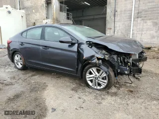 2020 Hyundai Elantra SEL with VIN 5NPD84LF6LH581058, listed as a Copart auction lot 48496995 with 110,391 mi miles and Clean Title. Bid and sale history available at carsss.com. Image 4.