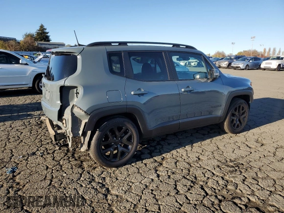 2018 Jeep Renegade Latitude with VIN ZACCJABH8JPH87570, listed as a Copart auction lot 82683804 with 68,273 mi miles and Salvage title. Bid and sale history available at DreamBid. Image 3.