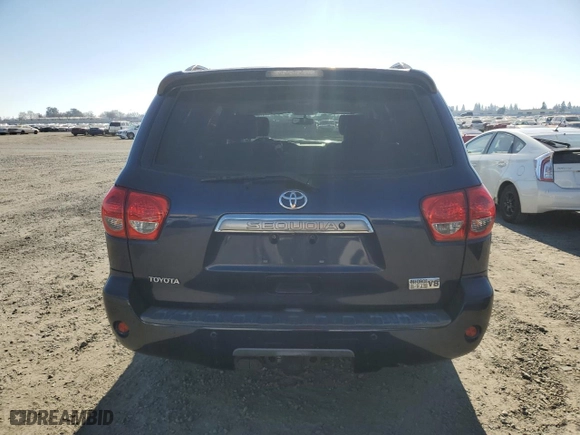 2008 Toyota Sequoia Ltd with VIN 5TDZY68A18S009735, listed as a Copart auction lot 89323715 with 185,427 mi miles and Salvage Title. Bid and sale history available at carsss.com. Image 6.