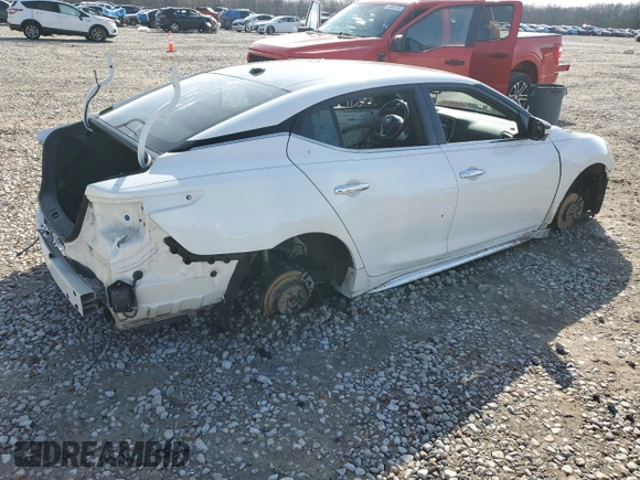 2020 Nissan Maxima Platinum with VIN 1N4AA6FVXLC366547, listed as a Copart auction lot 45569995 with 23,124 mi miles and Salvage Title. Bid and sale history available at DreamBid. Image 3.