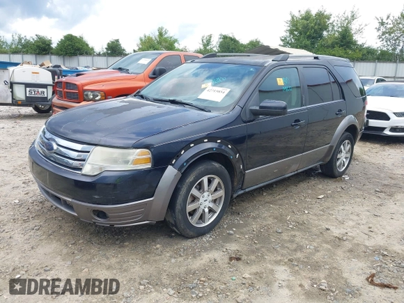 2008 Ford Taurus X SEL with VIN 1FMDK02W58GA28033, listed as a IAAI auction lot 42715854 with 203,375 mi miles and . Bid and sale history available at DreamBid. Image 2.