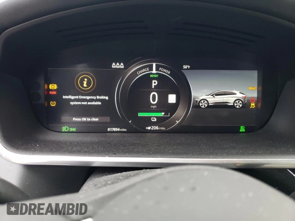 2020 Jaguar I-Pace SE z VIN SADHC2S14L1F81262, wystawiony jako Copart lot #79630114 z przebiegiem 17 894 mil mil oraz Szkoda całkowita • Salvage title. Historia ofert i sprzedaży dostępna na DreamBid. Obrazek 9.